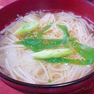 「朝食にいかが！　トロトロにゅう麺」　　　♪♪